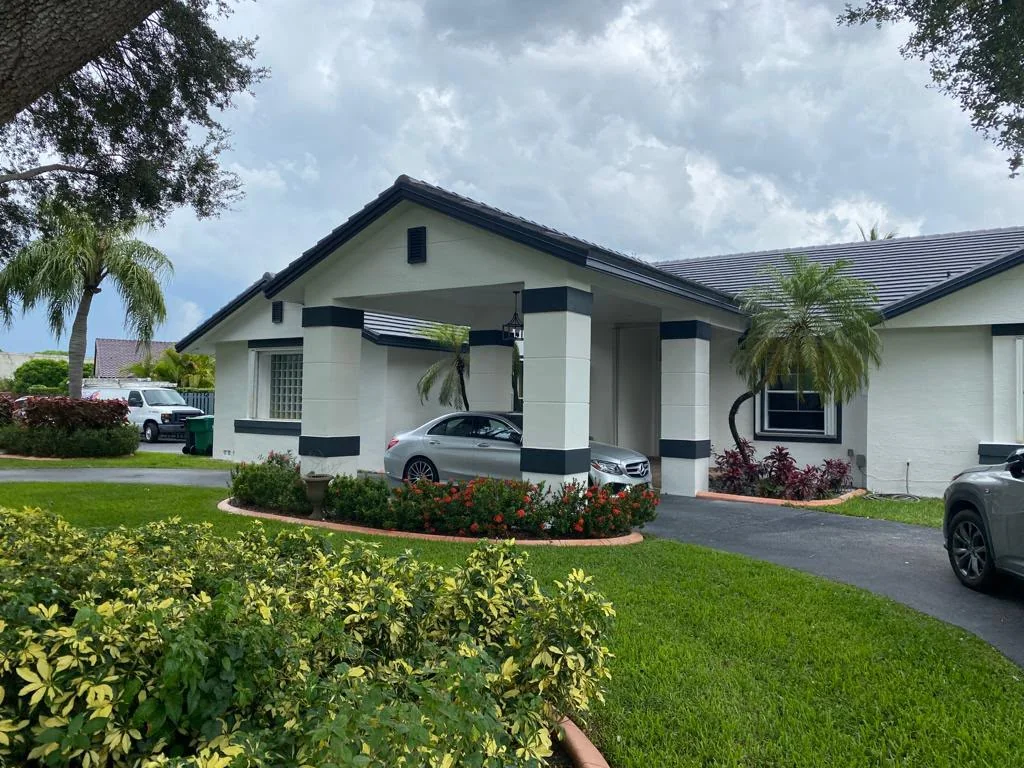 Residential exterior and entrance