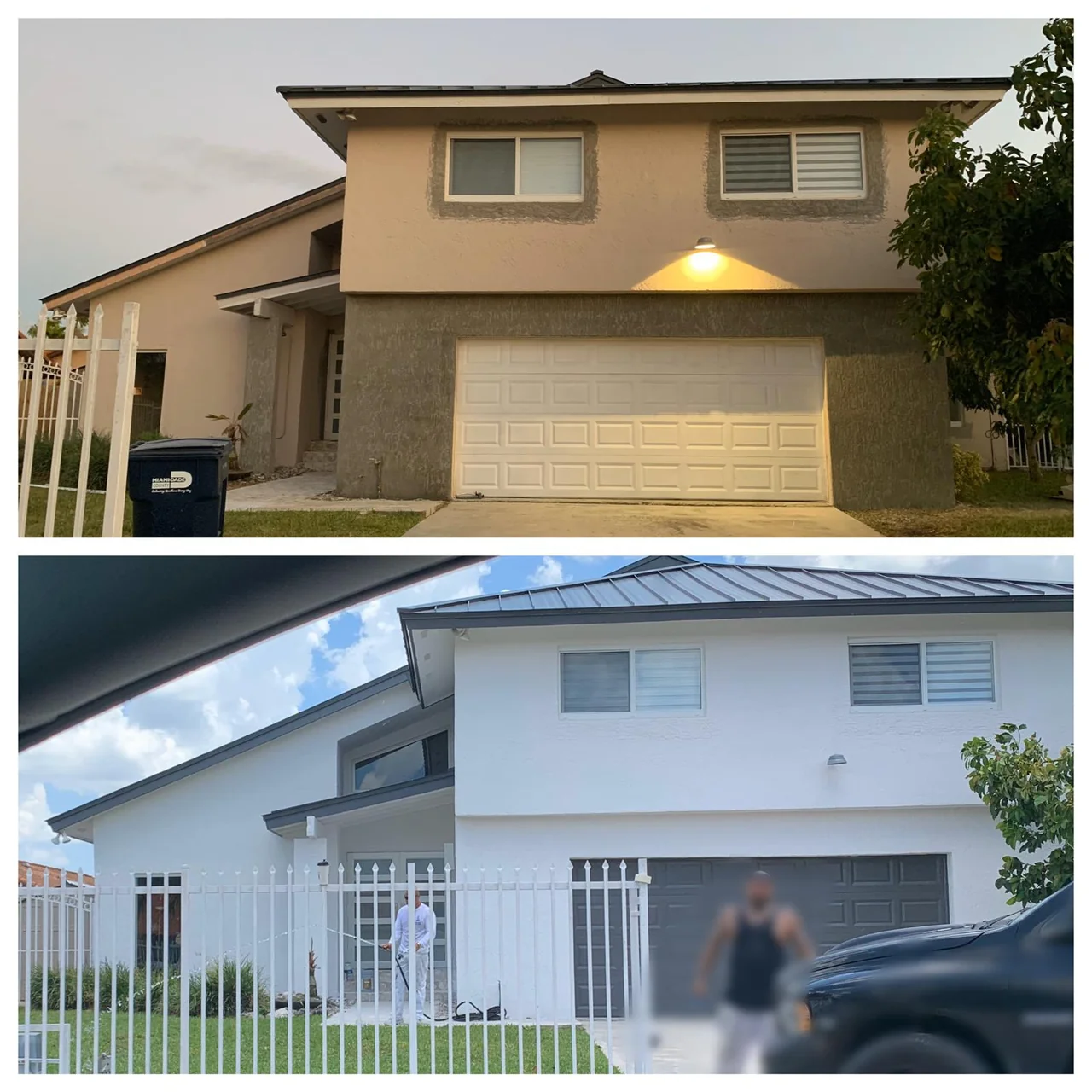 Before & after: a refreshed facade