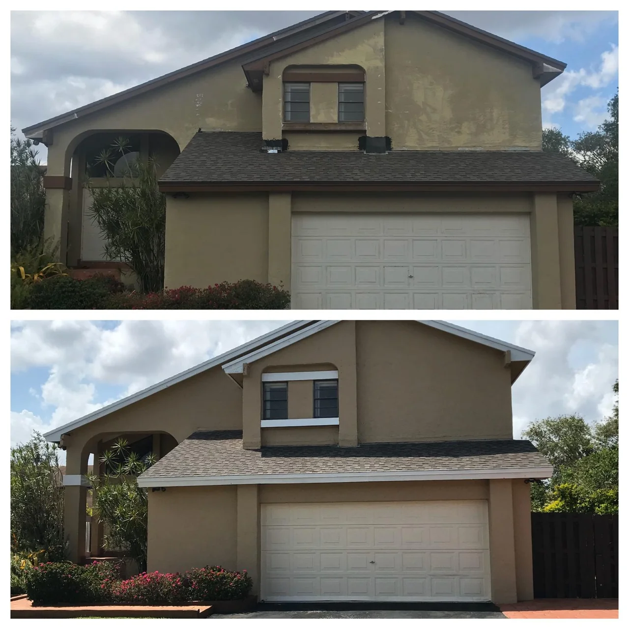 Before & after: a two-story home